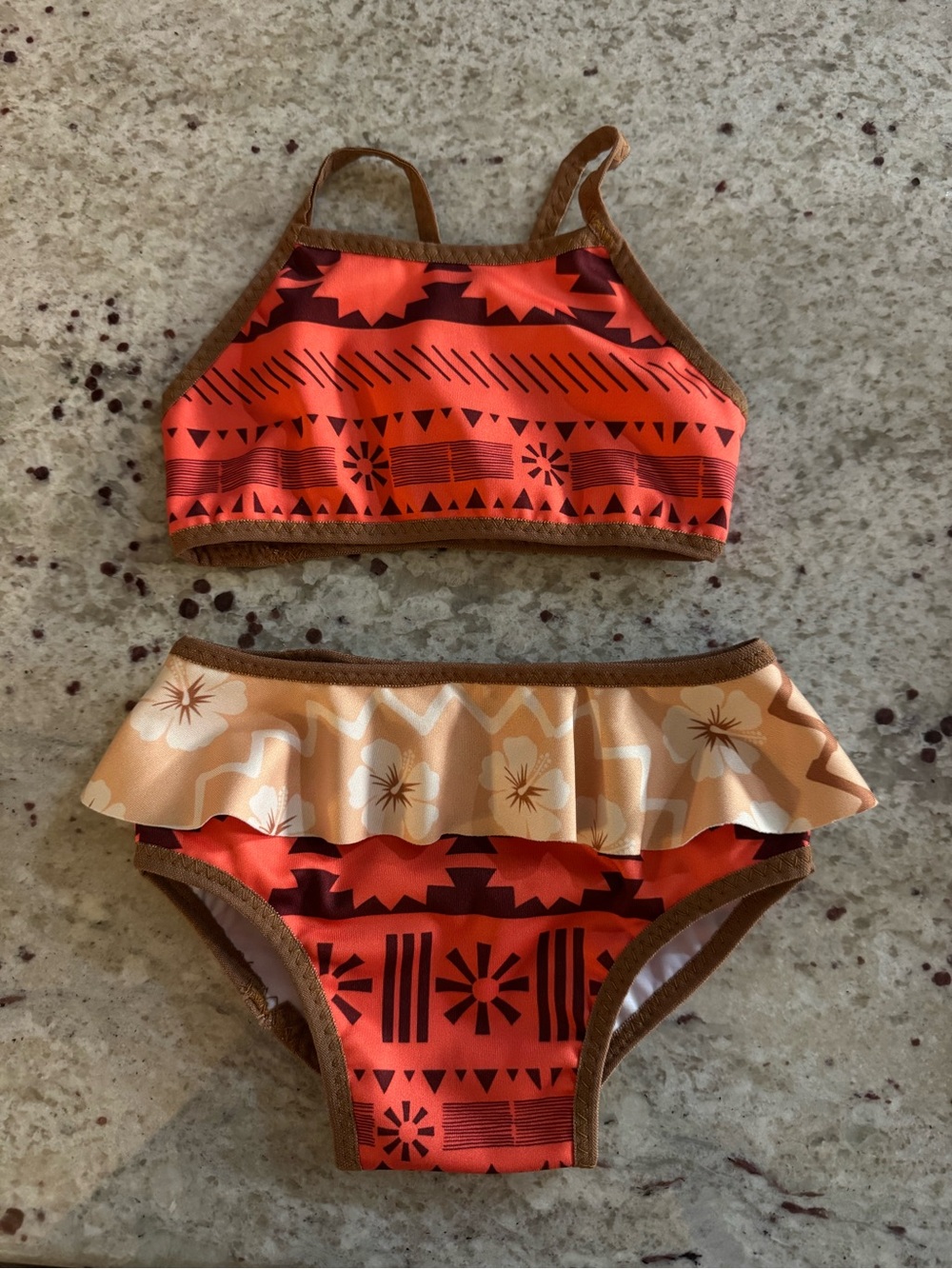 Moana inspired swim suit 9-12months